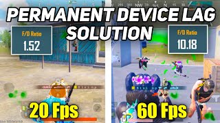 How To Fix Lag In BgmiPubg Mobile  Fix Lag In Low End Devices  Pubg MobileBGMI [upl. by Aihsenot]