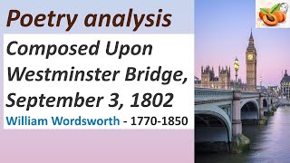 Composed upon 🌉Westminster Bridge 🌉 by William Wordsworth شرح وترجمة شعر [upl. by Dadirac]