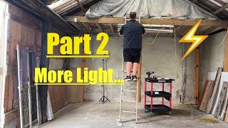 Budget workshop build Part 2 Lights Camera [upl. by Beverly445]