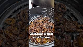 Como hacer chicharron de chile en la freidora de aire [upl. by Hescock]