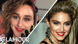 I Tried Every Iconic 1980s Look in 48 Hours  Glamour [upl. by Leizo]