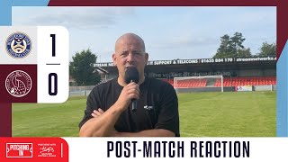 Hungerford Town FC 1  0 Taunton Town FC  Post Match Interview  Southern League Premier South [upl. by Hadria]