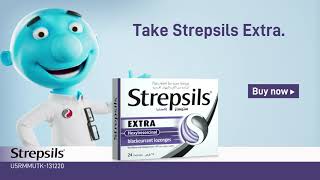 Strepsils Extra for 1st Signs of a Sore Throat [upl. by Ettenej]