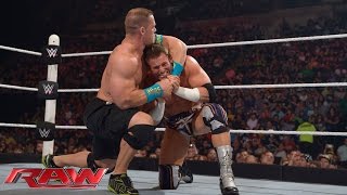 John Cena vs Zack Ryder  United States Championship Match Raw May 25 2015 [upl. by Atinnor181]