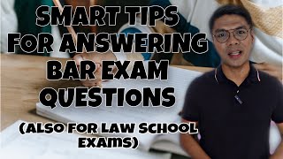 Smart Tips for Answering Bar Exam Questions Also for Law School Exams [upl. by Risser]