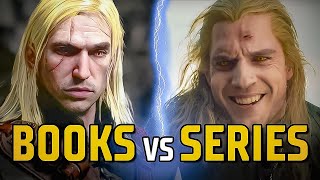 Witcher Netflix Characters Comparison vs Books [upl. by Ellezig]