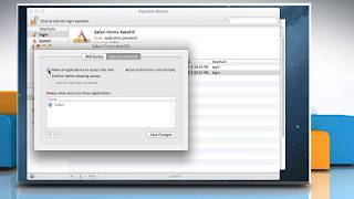 How to allow applications to access keychain in Mac® OS X™ [upl. by Yl]