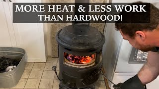 How We Service Our Anthracite Coal Burning Stove in 3 Minutes [upl. by Delos443]