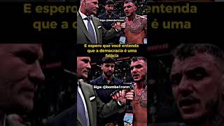 Renato Moicano detonando Macron e os globalistas no UFC [upl. by Compton450]