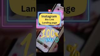 Instagram Bio Link Landing Page technology contentcreator trending trending [upl. by Sommers]