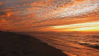 No Copyright Background Video Nature Sunset Beach No Sound No Music Free Stock Footage [upl. by Hurlow]