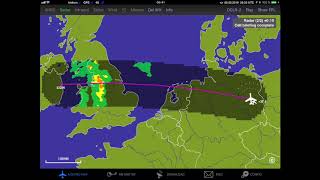 In flight weather on SkyDemon using the Iridium ADL140 150B 170 180 190 200 tutorial [upl. by Ahsiruam]