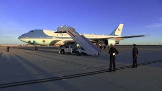 Trump leaves on Air Force One for MaraLago after argument with Zelenskyy at White House meeting [upl. by Assil]