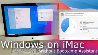 Install Windows 10 on an iMac without Bootcamp Assistant [upl. by Valer63]