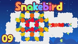 Snakebird 09 Fruit Galore Levels 44  45 [upl. by Etnauq]