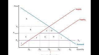 IB economics  tariffs and quotas diagrams [upl. by Aphrodite]