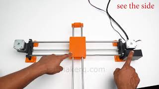 CNC Plotter Assembling video tutorial [upl. by Bonnes155]