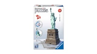 3D Puzzles – Statue of Liberty by Ravensburger [upl. by Ingmar158]