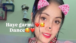 Haye garmi song❤️🥰haryanisong bindass srishti❤️🥰💝 [upl. by Marmawke]