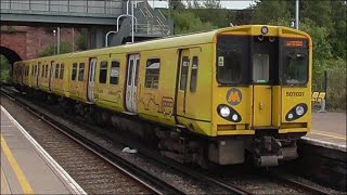 Merseyrail Class 508 Train Ride  Liverpool Central to Sandhills [upl. by Adnahsam]