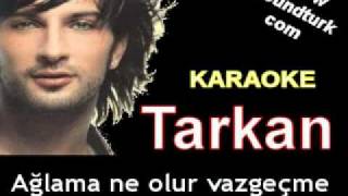 Tarkan  İnci Tanem karaoke [upl. by Edniya]