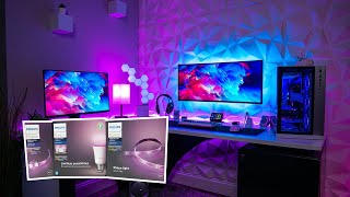 Lighting My Setup with Philips Hue [upl. by Ilat]