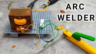 Make a 220V 200 Amps ARC Welder using Microwave Oven Transformer  MOT [upl. by Hammerskjold]