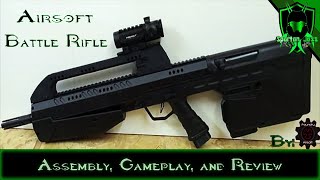 Halo Airsoft Battle Rifle Review  By Foundry Airsoft [upl. by Attej136]