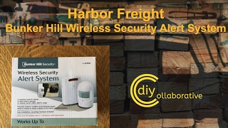 Harbor Freight  Bunker Hill Wireless Security Alert System [upl. by Netsud640]