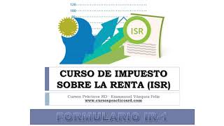 💥 Formulario IR 1 Parte I Curso de Impuesto Sobre la Renta [upl. by Pinter]