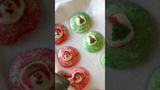 Christmas cookies 🤶 christmas christmascountdown satisfying baking cookies easyrecipe [upl. by O'Conner]