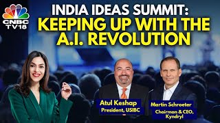 AI Revolution amp IndoUS Trade Shereen Bhan in Conversation with Atul Keshap amp Martin Schroeter [upl. by Cori]