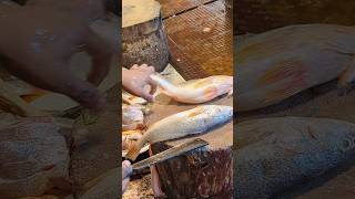 Delicious Giant Poa Fish Cutting Skills In Expert Fish Cutter Live In Fish Market part15 shorts [upl. by Lalat]