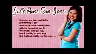 Ill Be There  Julie Anne San Jose  Lyrics [upl. by Retrop]