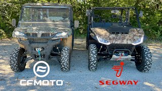 CFMOTO UFORCE 1000 amp Segway UT10 Crew Comparison [upl. by Guinevere599]