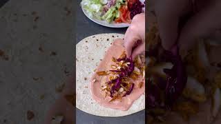 Chicken doner kebab recipe✨👇🏻 short shorts cookwithay [upl. by Denby]