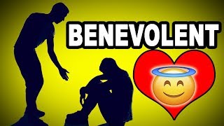 Learn English Words BENEVOLENT  Meaning Vocabulary with Pictures and Examples [upl. by Arihday]