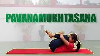 Pavanamuktasana Yoga Posture  Wind Relieving Pose [upl. by Nnylaf]