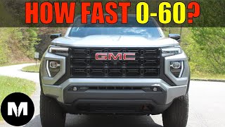 2023 GMC Canyon 060 Acceleration Test [upl. by Yhtac]