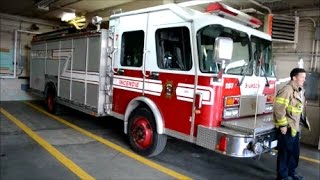 LAVAL QUEBEC FIRE TRUCKS AT STATION 7 [upl. by Nadnal359]