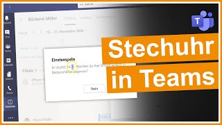 Zeiterfassung in Microsoft Teams mit dieser versteckten Funktion [upl. by Solitta]