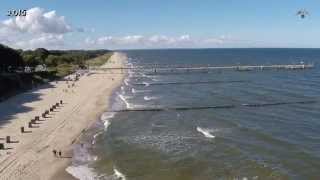 Koserow auf Usedom von oben 2015 DJI Phantom 2 [upl. by Shanan]