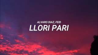 Alvaro Diaz Feid  Llori Pari LETRA [upl. by Hales]