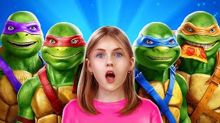 ज़बरदस्त बैटल श्रेडर VS निंजा टर्टल्स मुझे TMNT ने गोद लिया [upl. by Annuahs937]