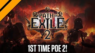 FIRST DAY Playing Path of Exile 2 [upl. by Tammy]