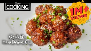 Vegetable Manchurian Dry Recipe  Indo Chinese Starter Recipe [upl. by Dorotea386]