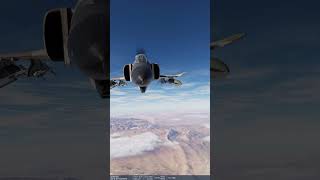 Phantom II dcs dcsworld aviation gamer shorts shortvideo shortsfeed shortsviral short game [upl. by Orimisac176]