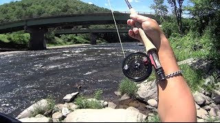 W4F  Fly Fishing quotBeaverkill Riverquot  Roscoe NY [upl. by Nataline357]