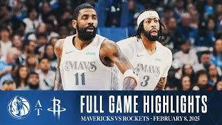 Dallas Mavericks Highlights vs Houston Rockets  February 8 2025 [upl. by Asilem893]