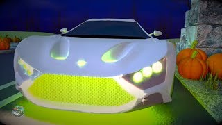 Halloween Night Cars  Spooky Music  Halloween Songs for Kids [upl. by Ahsinrad164]